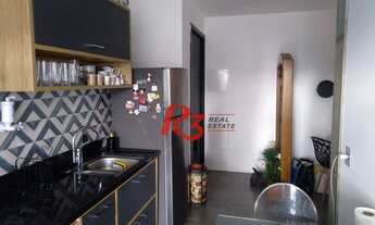 Imagem 3: Apartamento com 72 metros quadrados 2 dorm. com 1 suíte no Embaré- Santos