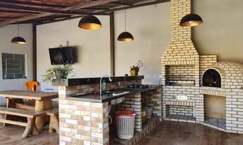 Imagem 6: Casa na laje nascente lote 400m2 com 3 quartos suítes piscina churrasqueira rua 04 Vicent