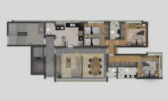 Imagem 10: Cobertura com 4 dormitórios à venda, 225 m² por R$ 2.345.707,00 - Serra - Belo Horizonte/M