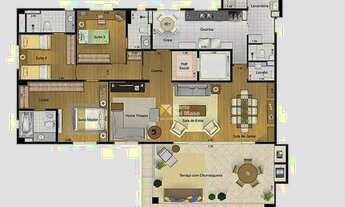 Imagem 2: Apartamento com 3 dormitórios à venda, 162 m² por R$ 3.000.000,00 - Vila Nova Conceição