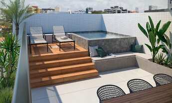 Imagem 4: Apartamento com 2 dormitórios à venda, 53 m² por R$ 282.014,00 - Intermares - Cabedelo/PB