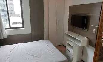 Imagem 6: Edif Port ville II, quarto e sala mobiliado