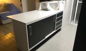 Imagem 4: Lindo ap lado USP com planejados e eletrodomesticos