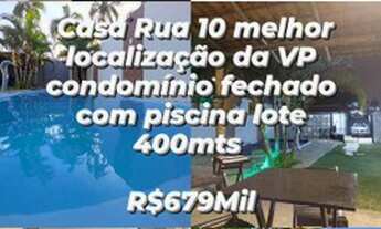 Imagem: Casa Rua 10 cond fechado c/piscina melhor