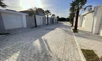 Imagem 3: Casas Planas, Divisa Eusébio/ Aquiraz, Rua Privativa, 3 Quartos, 2 Banheiros, 2 Vagas