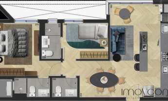 Imagem 5: Apartamento para Venda em Joinville, Atiradores, 2 dormitórios, 2 suítes, 1 banheiro, 1 va