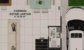 Imagem 6: SOBRADO com 3 dormitórios à venda com 120.04m² por R$ 650.000,00 no bairro Xaxim - CURITIB