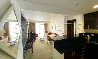 Imagem 2: Flat no Itaim Bibi com 2 dorms e 2 vagas disponível para o seu conforto no pé da Avenida 9