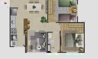 Imagem 2: Apartamento no Rio da prata , Campo Grande 2 quartos