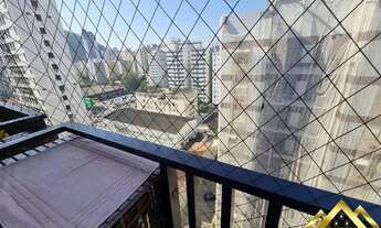 Imagem 7: Quarto e sala amplo, com sacada, 1 vaga no itararé, são vicente-Sp