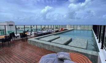 Imagem 7: Flat novo e todo mobiliado com vista mar no bairro Jardim Oceania