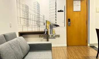 Imagem 5: Flat de Luxo Mobiliado no Royal Brooklin 2 Dorms, 2 Banheiros e 2 Vagas Varanda Gourmet