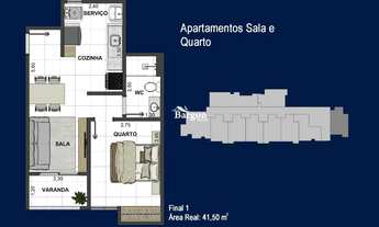 Imagem 7: Apartamento 1 quarto a venda no Bairro São Mateus em Juiz de Fora