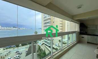 Imagem: Apartamento frente mar com varanda gourmet