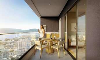 Imagem 6: Apartamento na planta com 2 dormitórios sendo 1 suíte e 1 vaga de garagem - Barreiros em S