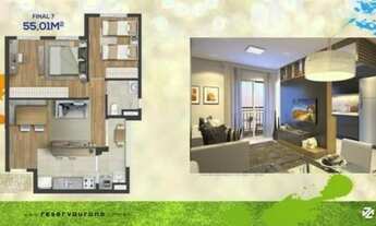 Imagem 2: Apartamento para Venda em Barueri, Jardim Tupanci, 2 dormitórios, 1 banheiro, 1 vaga