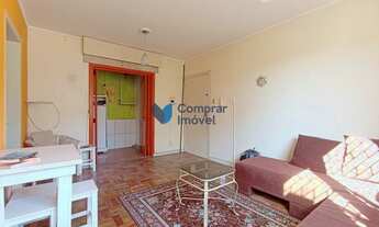 Imagem 6: Apartamento 1 quarto, mobiliado, ar condicionado, de frente, sol da manhã no Menino Deus