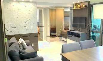 Imagem 2: Flat no Brooklin com 2 dormitórios próximo da Av. Roberto Marinho disponível para locação