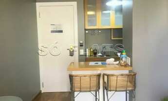 Imagem 7: Lindíssimo flat disponível locação no Itaim Bibi com fácil acesso as principais vias de Sã