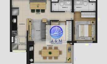 Imagem 5: Apartamento com 2 dormitórios à venda, 66 m² por R$ 740.000 - Tatuapé - São Paulo/SP