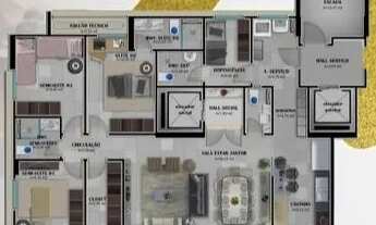 Imagem 3: Apartamento para venda tem 156 metros quadrados com 3 quartos em Capim Macio - Natal - RN