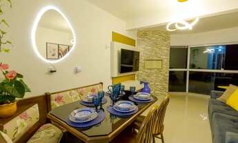 Imagem 3: Vista para o mar na sala e pôr do sol nos quartos