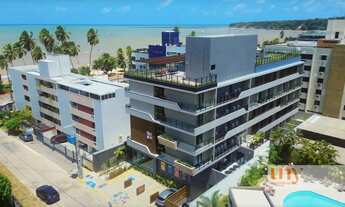 Imagem 2: Flat novo com 23 m² e vista para o mar no Cabo Branco