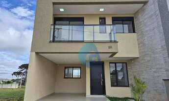 Imagem 2: Sobrado com 3 dormitórios à venda, 141 m² por R$ 859.000 - Costeira - São José dos Pinhais