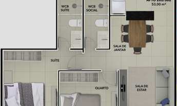 Imagem 3: Apartamento 02 quartos , térreo e cobertura 02 quartos ( ambos com área externa
