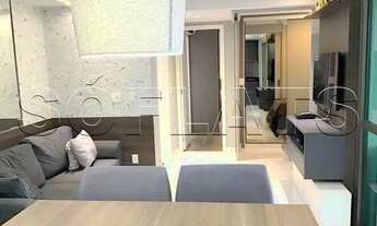 Imagem 4: Flat no Brooklin com 2 dormitórios próximo da Av. Roberto Marinho disponível para locação