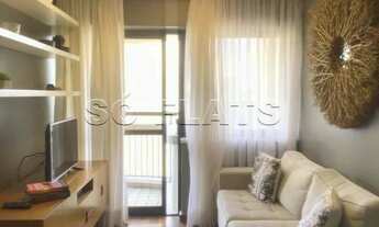 Imagem 2: Lindíssimo flat disponível locação no Itaim Bibi com fácil acesso as principais vias de Sã