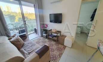 Imagem 3: Flat Choice Panamby mobiliado com 35m² para locação próximo da Av. Hebe Camargo