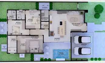 Imagem 2: BELÍSSIMA CASA TÉRREA SITUADA NO CONDOMÍNIO BRISAS HORIZONTAL