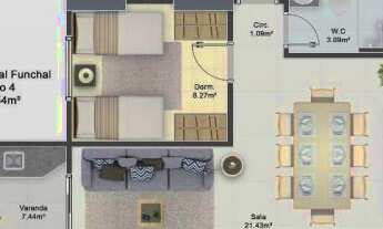 Imagem 2: Apartamento à venda, 76 m² por R$ 342.133,80 - Vila Guilhermina - Praia Grande/SP