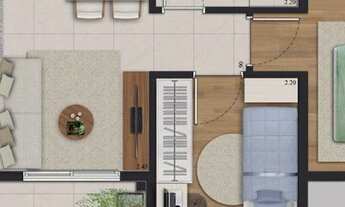 Imagem 2: Apartamento para venda com 41 metros quadrados com 2 quartos em -