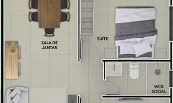 Imagem 6: Apartamento 02 quartos , térreo e cobertura 02 quartos ( ambos com área externa