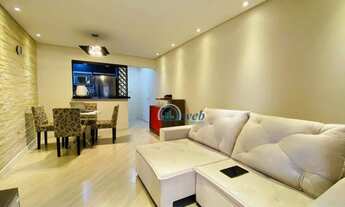 Imagem 7: Lindo Apartamento com 3 dormitórios à venda, 77 m² por R$ 625.000 - Campestre - Santo Andr