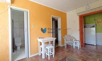 Imagem 3: Apartamento 1 quarto, mobiliado, ar condicionado, de frente, sol da manhã no Menino Deus