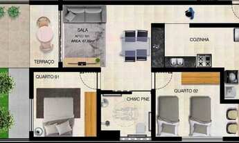 Imagem 6: Residencial Andrômeda. Atrás do Shopping Sul 5 minutos