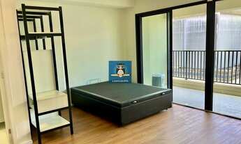 Imagem 4: Studio 1 dorm., 41m2, semi mobiliado, ar cond., ampla varanda, 1ª locação, 1 vaga