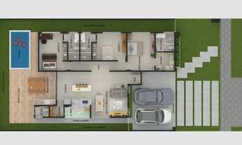 Imagem 2: Terras Alphaville 2 - Casa com 3 suítes