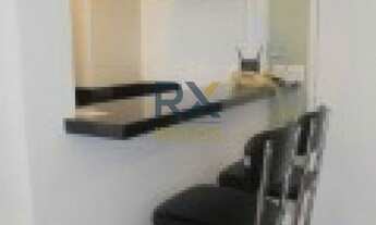 Imagem 4: Apartamento com 2 ambientes, cozinha americana , semi-mobiliado!