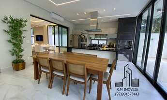 Imagem 2: Casa Alto Padrão Condomínio Alphaville 04/Dúplex Semi Mobiliada 04 Suítes/Área Gourmet e P