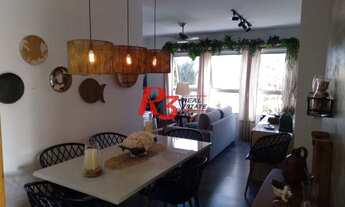 Imagem 3: Apartamento para venda com 76 metros quadrados com 2 quartos em Embaré - Santos - SP