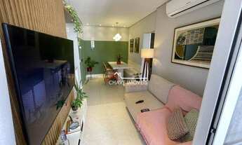 Imagem 2: Apartamento com 2 dormitórios à venda, 63 m² por R$ 640.000 - Marapé - Santos/SP