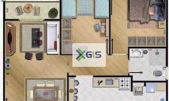 Imagem 6: Apartamento com 2 dormitórios à venda, 55 m² por R$ 145.000,00 - Jardim Tatiana - Votorant