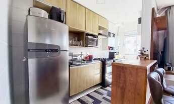 Imagem 3: Apartamento mobiliado na Ocian em Praia Grande SP - 02 dormitórios - andar alto