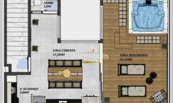 Imagem 4: Cobertura à venda, 104 m² por R$ 461.000,00 - Jardim Progresso - Santo André/SP