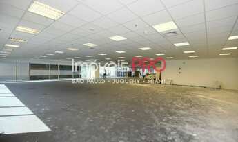 Imagem 4: Laje corporativa com 820m² de área útil amplo e sofisticado com vista para a JK