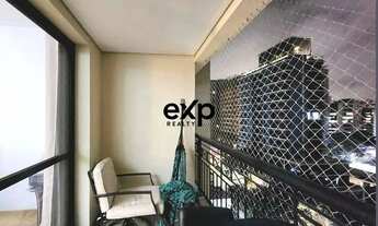 Imagem 6: Apartamento mobiliado em Moema, 95m2, 3 quartos e 2 vagas, com Lazer no Prédio